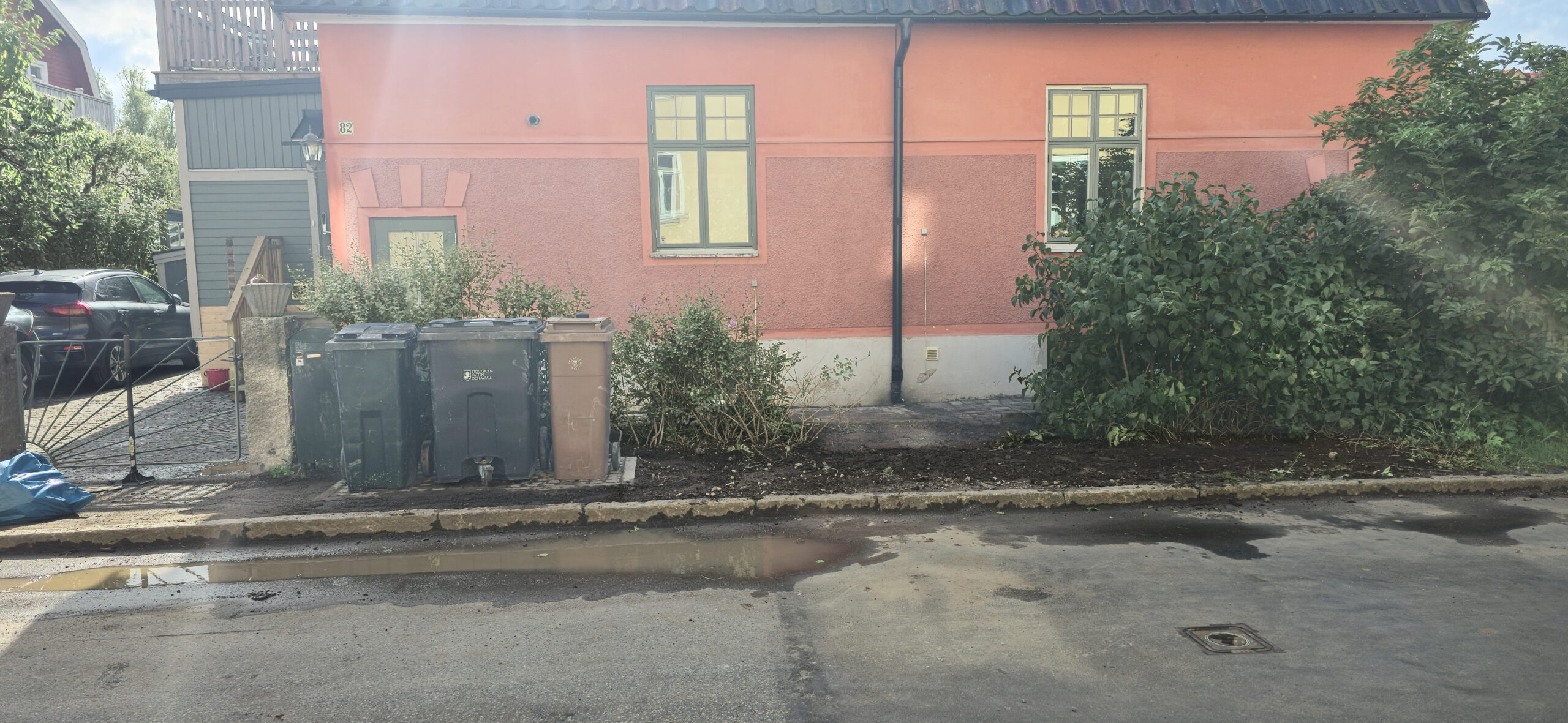 Stenläggning detalj