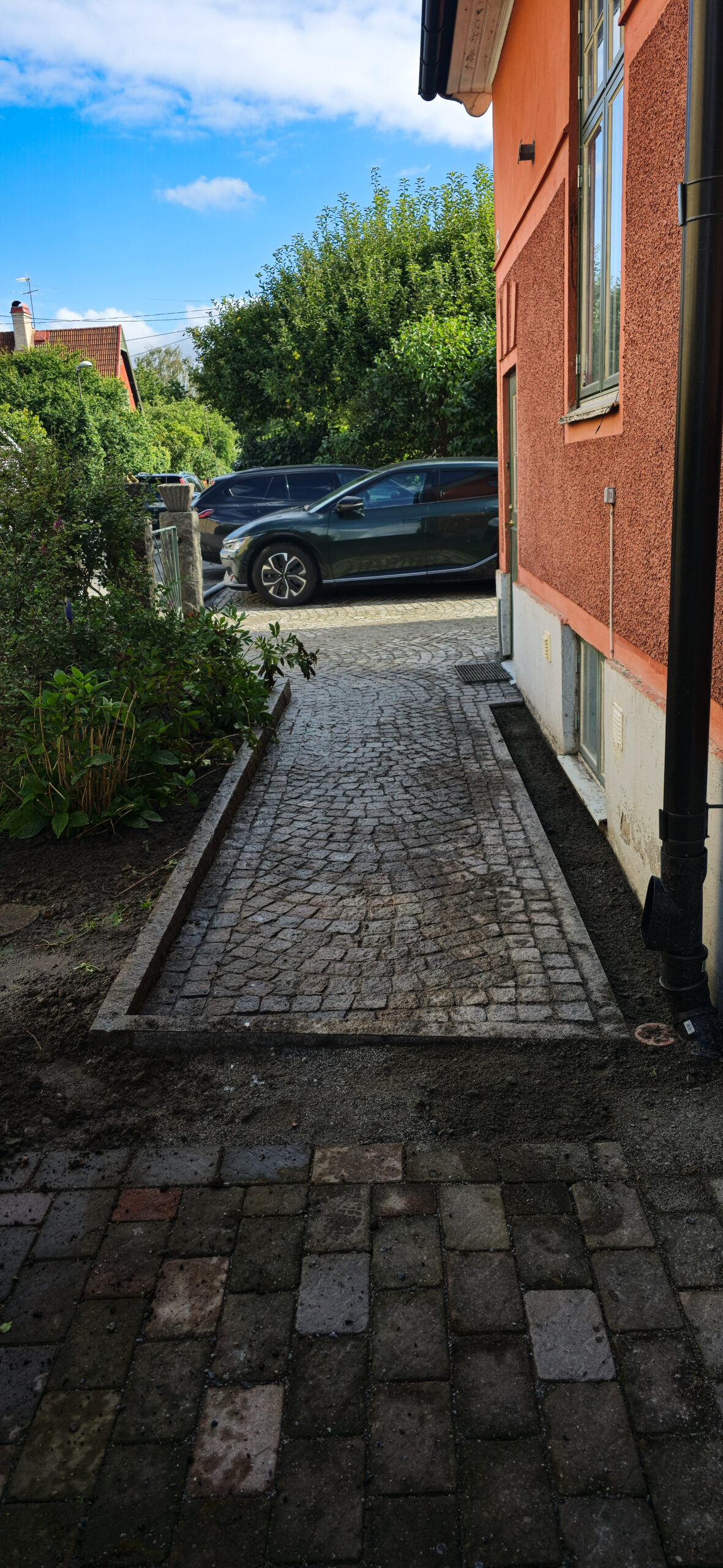 Infart och stenarbete